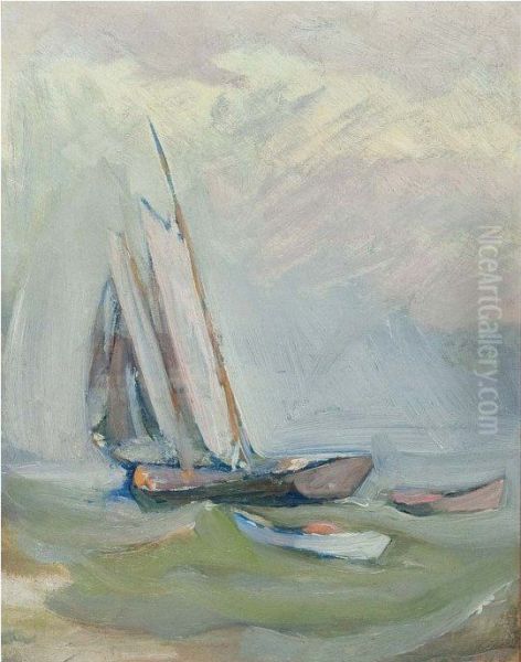 Schooner and Two Dories - view 1