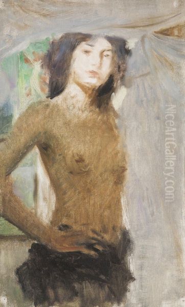 A Study of a Nude Girl - view 1