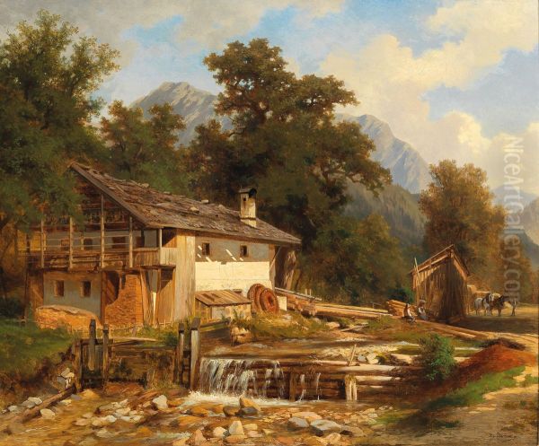 Motif of Tyrol by the Achensee - view 1