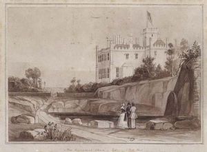 'new Government House, Sydney, North End' Circa 1850' by Sophia Ives Campbell