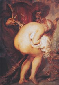 Young sorceress by Antoine Wiertz