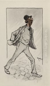 Karikatur av Frederik Collett Karikatur av Frederik Collett