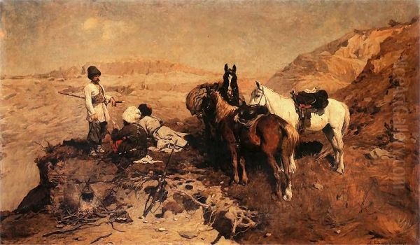 Caucasian scouts - view 1