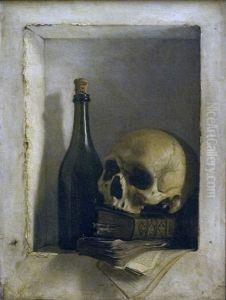 Allegory with Skull by Antoine Wiertz