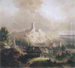 View of Ilza. by Alfred Schouppe