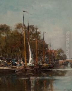Dutch Sailboat in Summer