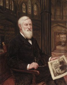 Portrait ofJames E. Scripps, American newspaper publisher