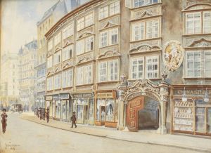 Wien, Tuchlauben, Hochholzerhof by unknown