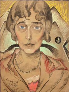 Portret kobiety by Stanislaw Ignacy Witkiewicz (Witkacy)