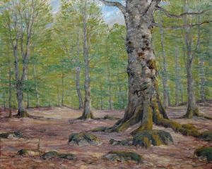 Bokskog i vargronska by Wilhelm Dahlbom