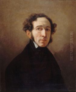 Etienne Arago by Horace Vernet
