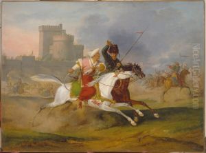 Turke und Kosacke by Horace Vernet