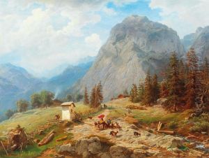 Scene in the French Alps