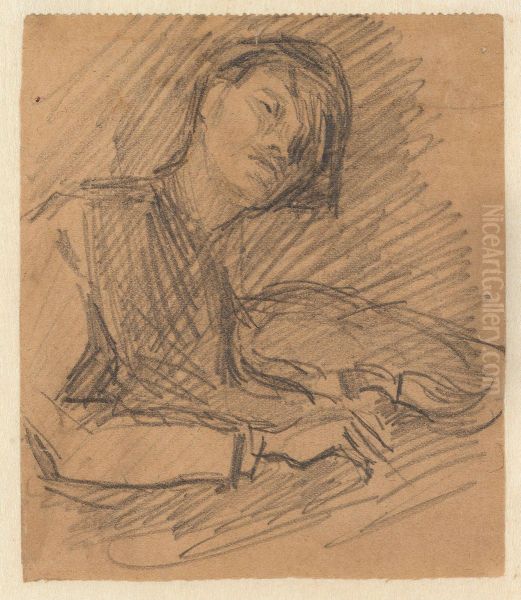 Sketch of Fiddler - view 1