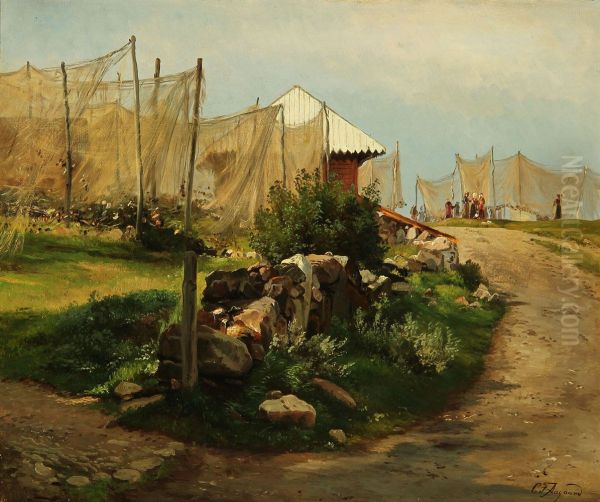Scene from a fishing village. - view 1