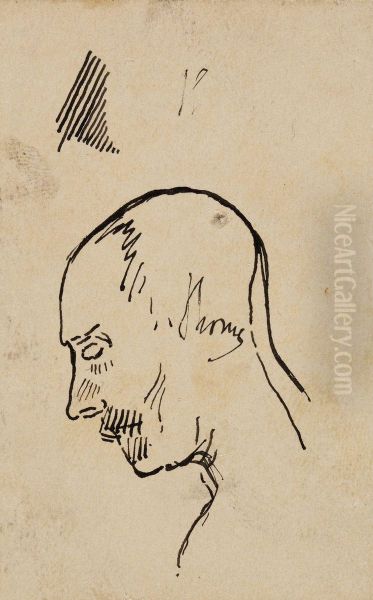Head in profile - view 1