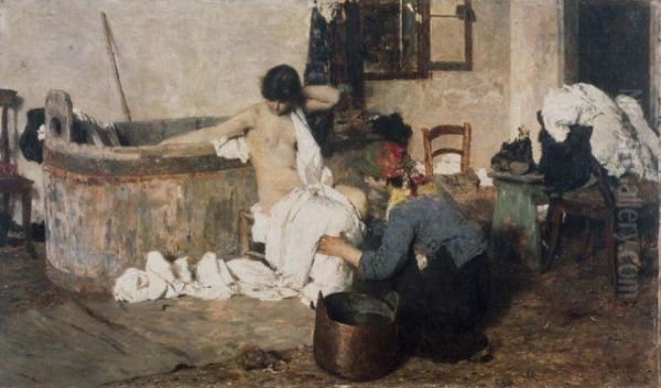 After the bath - view 1