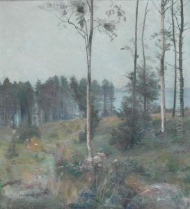 View of Sejero Bugt, Denmark. by Aage Bertelsen