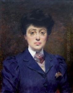 Self-portrait by Louise Abbema