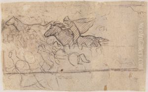 Warriors and Horses by Halfdan Egedius