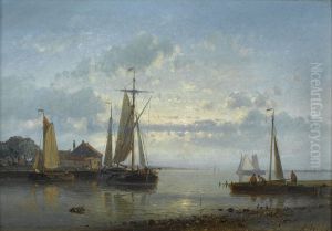 Setting off for the fishing grounds by Abraham Hulk Senior
