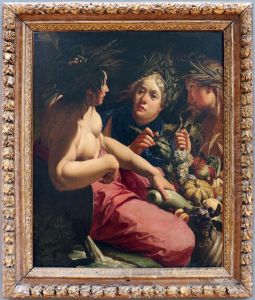 le naiadi riempiono il corno dell'abbondanza by Abraham Janssens I