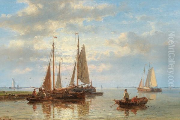 Sailing Boats on the Coast - view 1