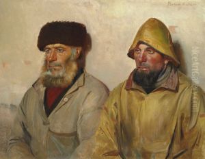 Two fishermen from Skagen by Michael Peter Ancher