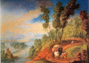 Landscape by Joseph van Bredael