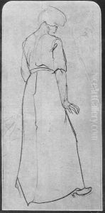 Study of a standing female figure