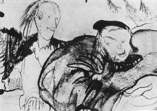 Composition with two figures - view 1