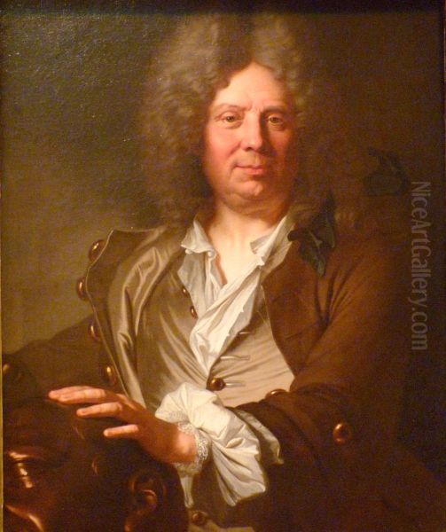 Portrait of Antoine Coysevox - view 1