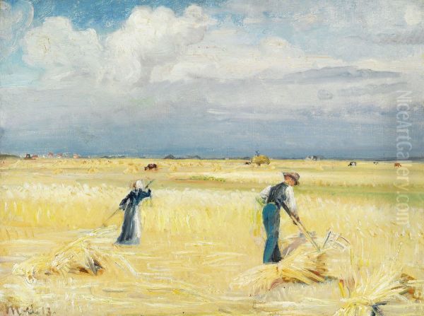 Harvest scene, Skagen - view 1