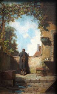 Old Gentleman on the Terrace by Carl Spitzweg