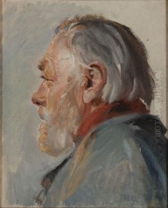 Portraet af fisker. (1915)