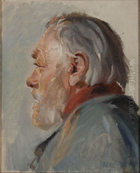 Portrait of a fisherman. (1915) - view 1
