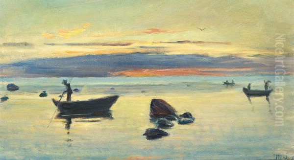 Evening scene from Skagen, Denmark. - view 1