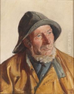 Portraet af en fisker. (1924)