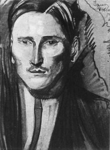 Portret meski by Stanislaw Ignacy Witkiewicz (Witkacy)