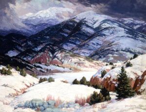 Northern New Mexico in Winter by Carlos Vierra