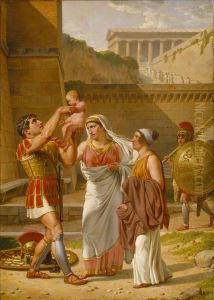 Hector Bidding Farewell to Andromache and Astyanax