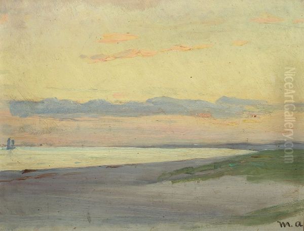 Evening at Skagen with view over the sea. - view 1