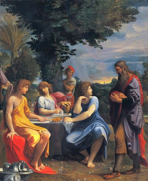 Three angels visiting Abraham - view 1