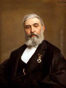 Abraham Everard Simon Thomas (1820-1886), professor gynaecology Leiden University by unknown