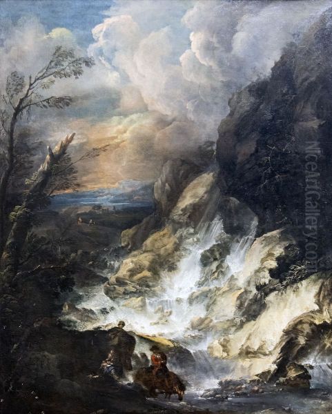 The waterfall - view 1