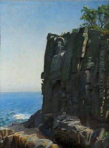 The Sanctuary Cliffs at Ro by Michael Peter Ancher