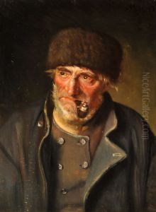 An old fisherman with a pipe.