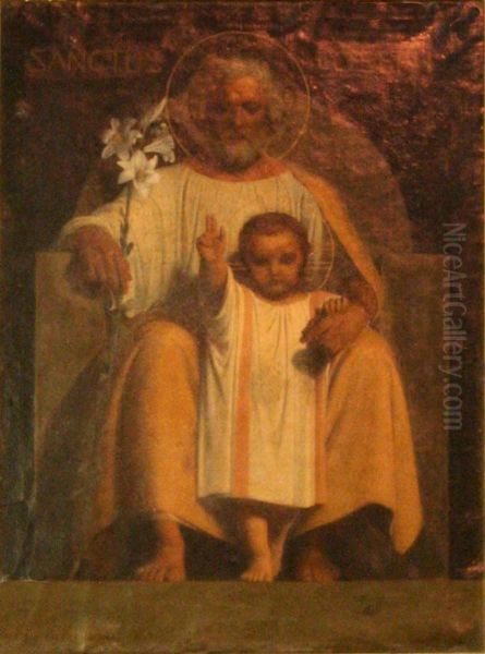 saint-Joseph et l'Enfant Jesus. - view 1