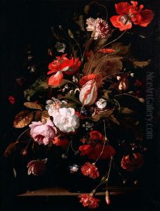 Still Life with Flowers by Willem Van Aelst