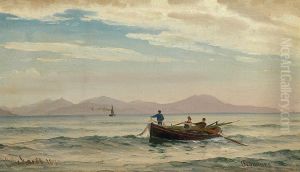 Setting up nets in the bay at Piombino. Setting up nets in the bay at Piombino.
